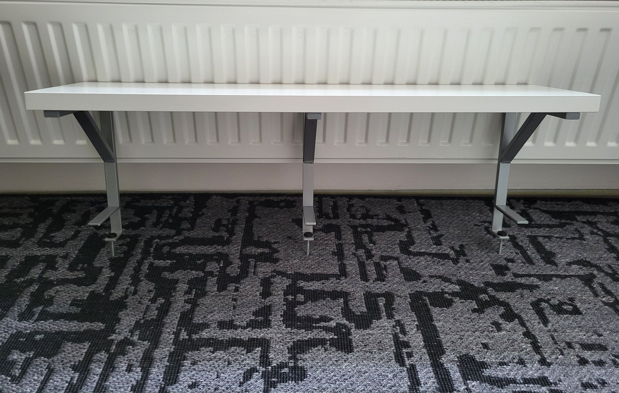 IKEA półka na biurko Ekby Jarpen + wsporniki Ekby Tore
