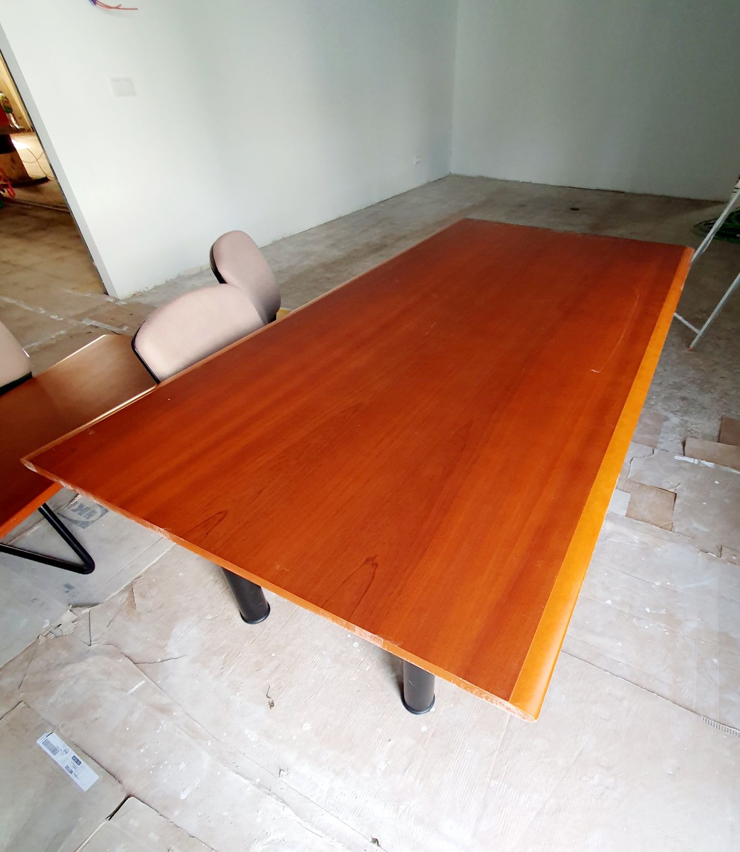 Mesa reunião em madeira 2x1m