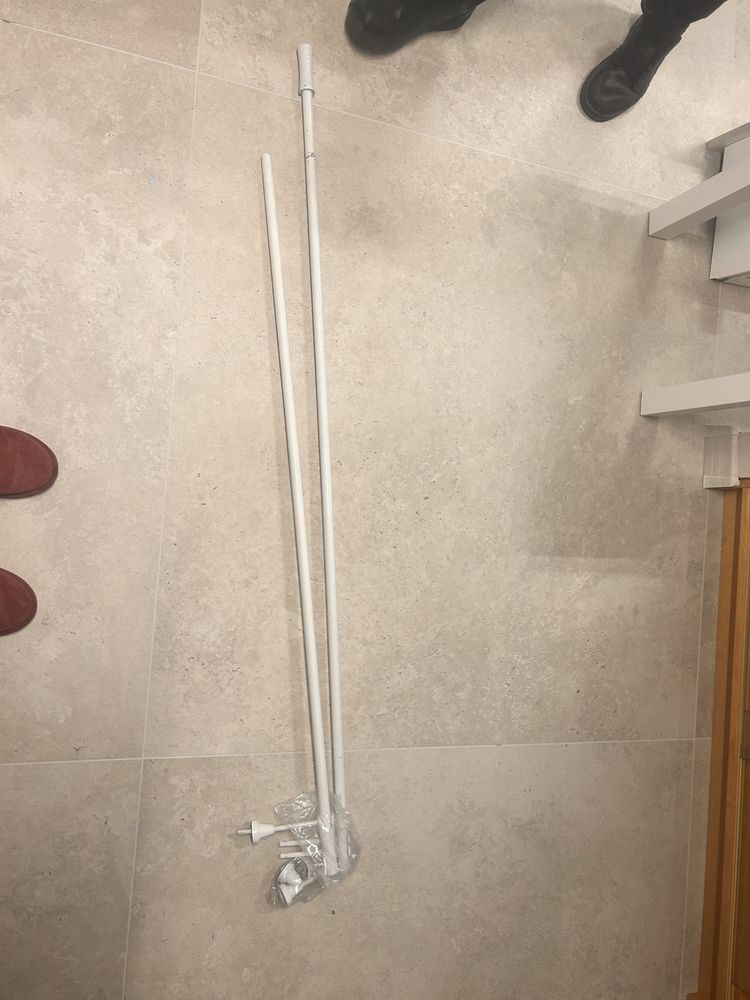 Karnisz biały 2 szt
