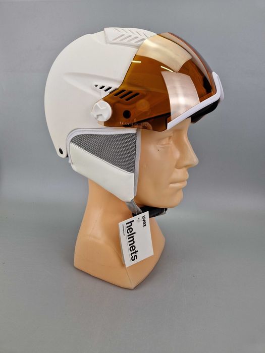 Kask Narciarski UVEX HLMT 600 Visor roz S 52-55cm kat S2