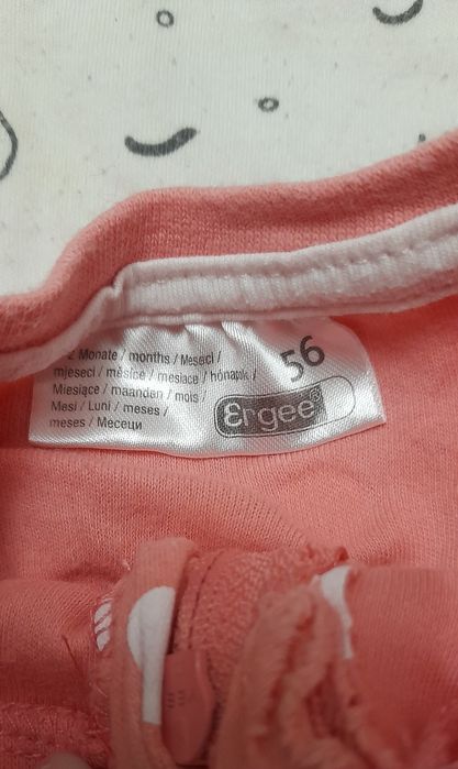Ubranka dla dziewczynki r.56, 10 szt
