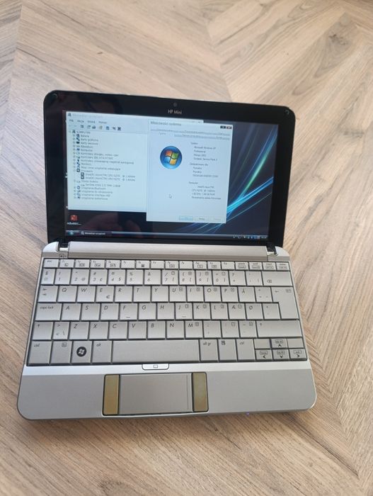 Laptop HP mini netbook SSD sprawna bateria 2Gb ram