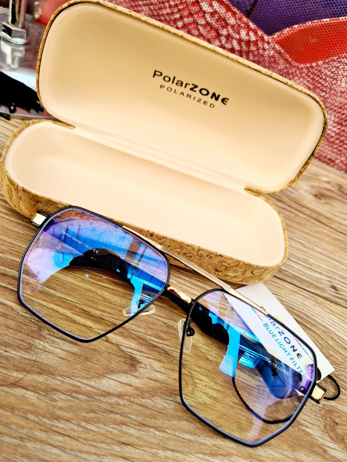 Nowe modne okulary do komputera zerówki męskie marki Polarzone
