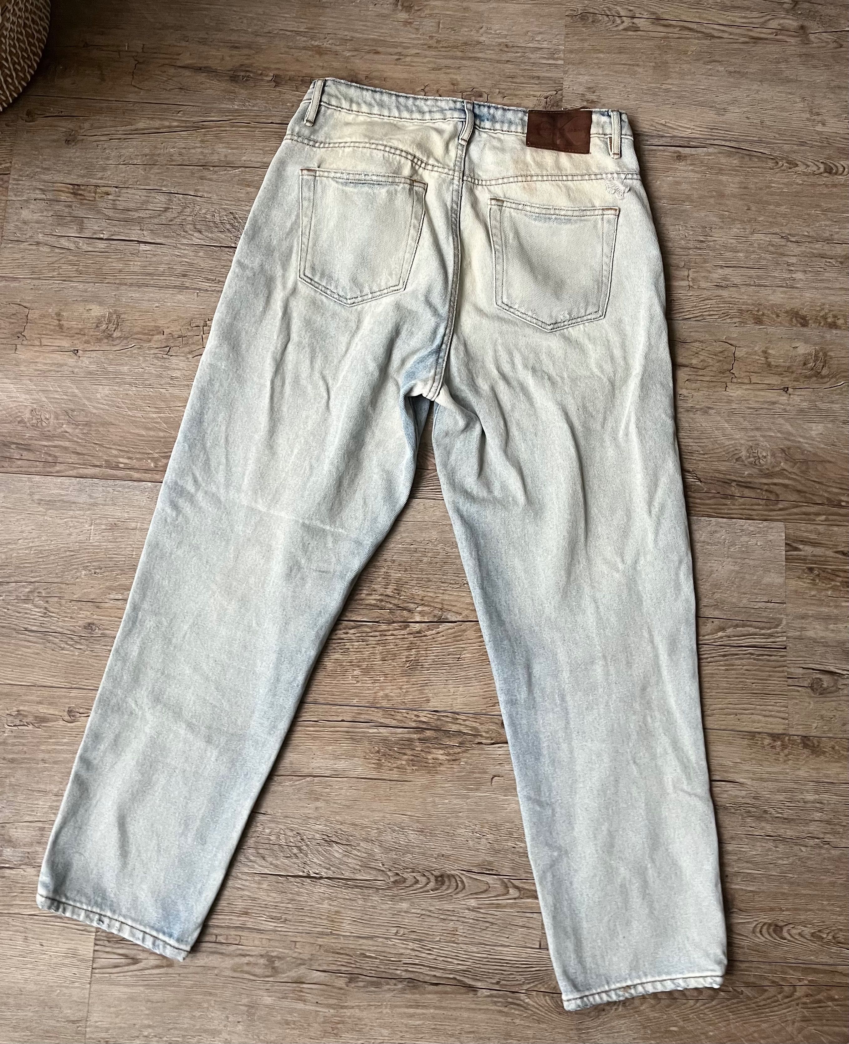 Calvin Klein Spodnie niebieski jasne Jeansy