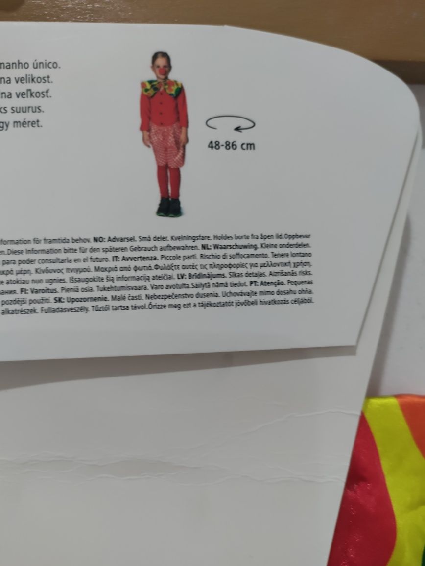 Disfarce de palhaço para crianças