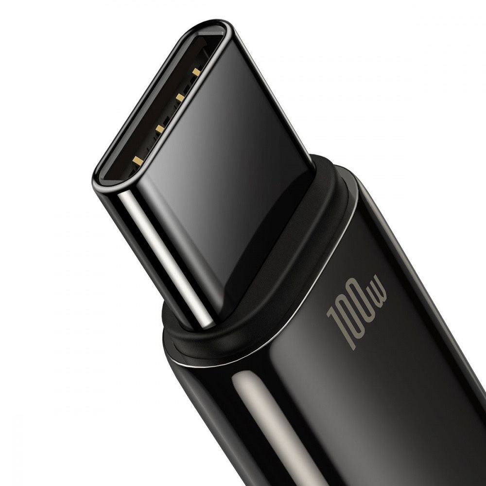 Кабель Baseus Tungsten Gold Fast Charging USB to Type-C 100W (2m)