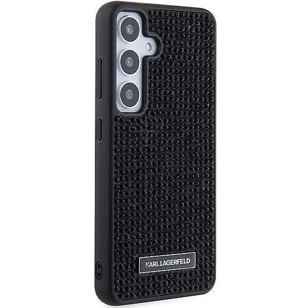 Etui Karl Lagerfeld Rhinestone Metal Logo na Samsung Galaxy S24+ - cza