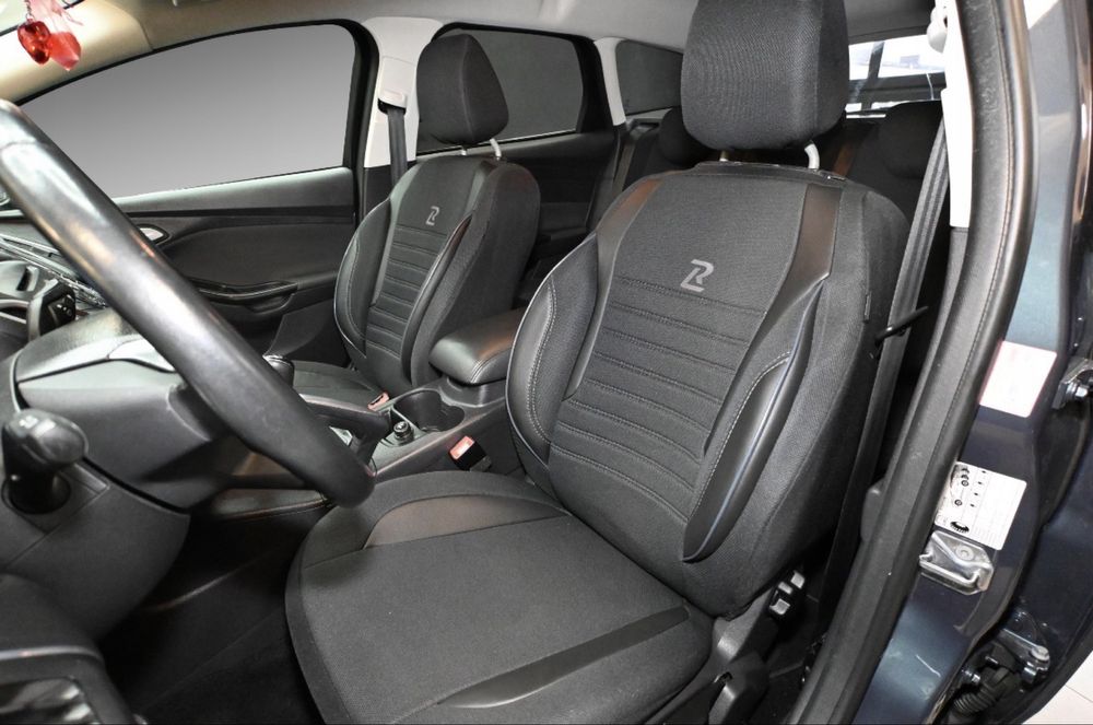 Чохли для сидінь автомобільні розкішні комплект ARES чорні універсальн