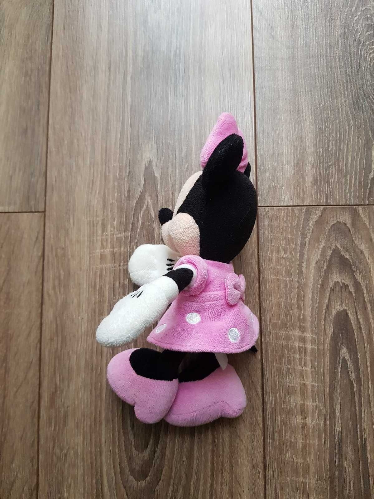 Pluszowa mała Myszka Minnie Mini Disney różowa sukienka  maskotka