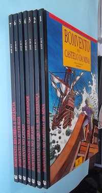 As Aventuras de Porto Bomvento, Completo 7 volumes capa dura, José Ruy