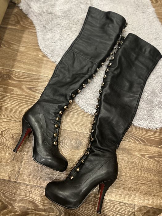 Ботфорти в стилі Christian Louboutin