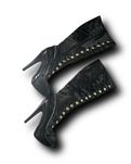 Sylowe kozaki szpilki platforma Leg Avenue Collection USA 38 24,5cm