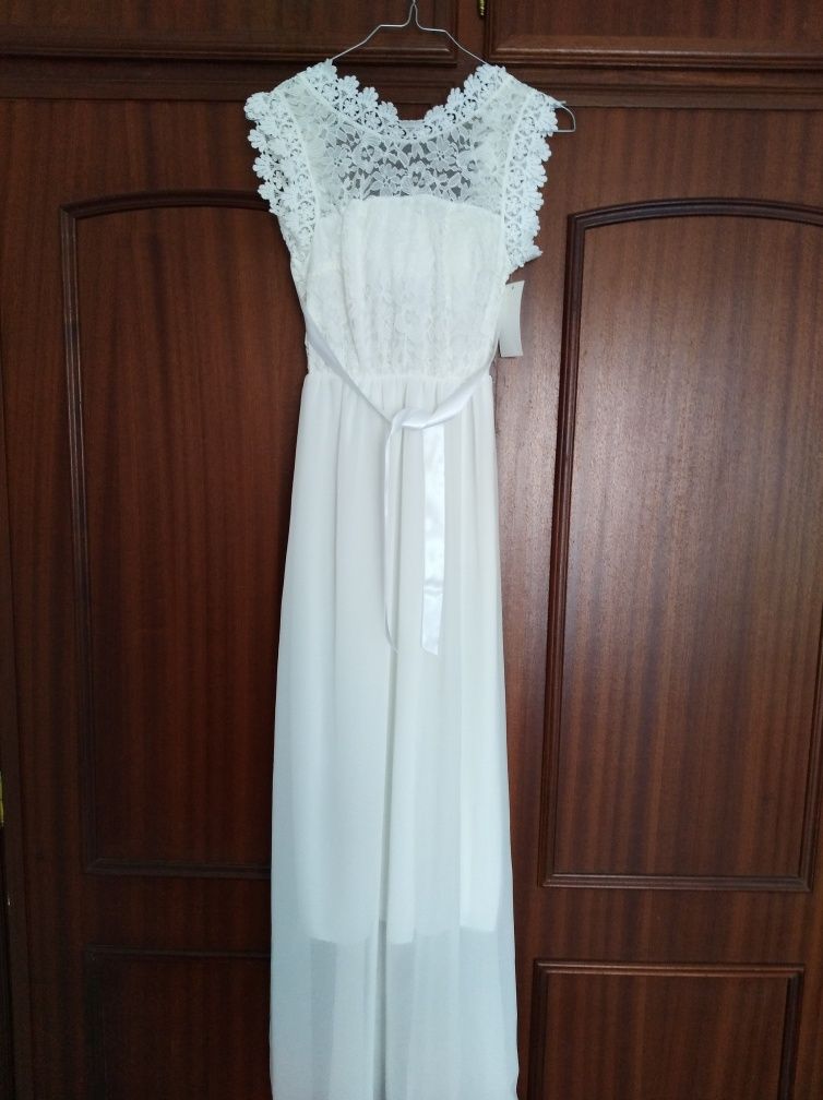 vestido branco tamanhos S