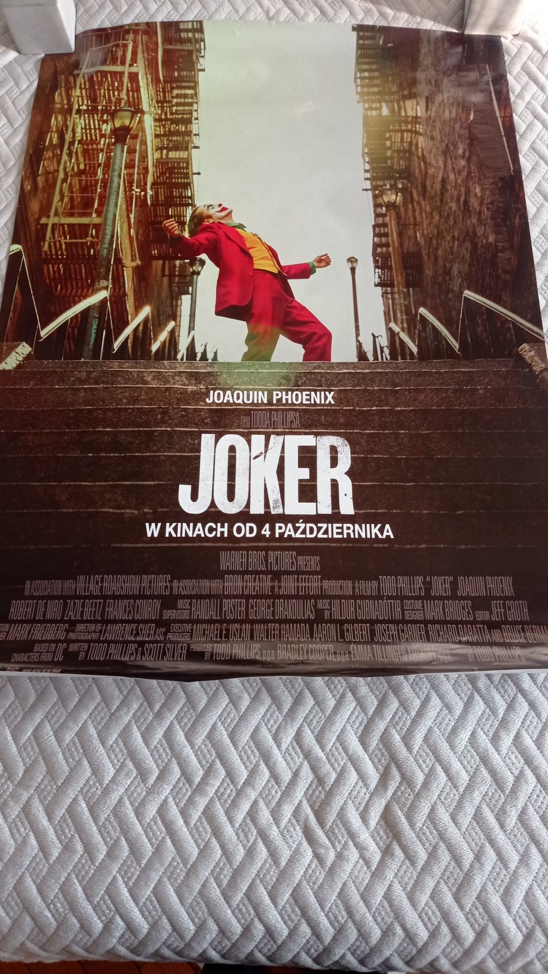 Plakat z filmu Joker oryginalny