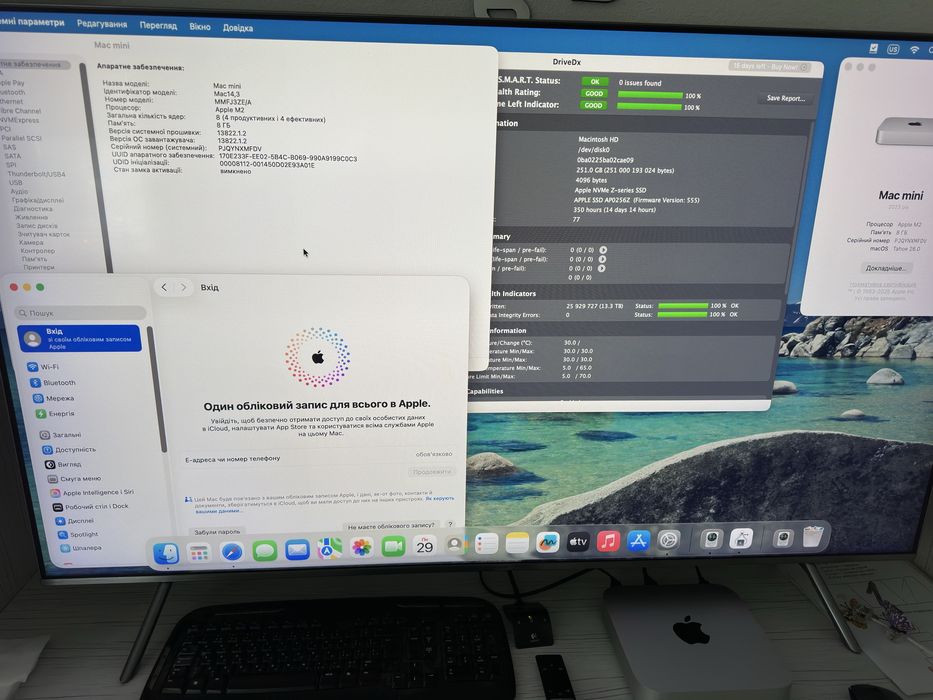 MacMini m2 8/256 надпотужний APPLE