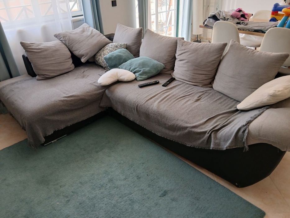 Sofá com chaiselong