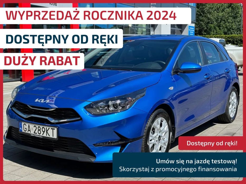 Kia Ceed wersja M z silnikiem 160KM 7DCT dostępny OD RĘKI