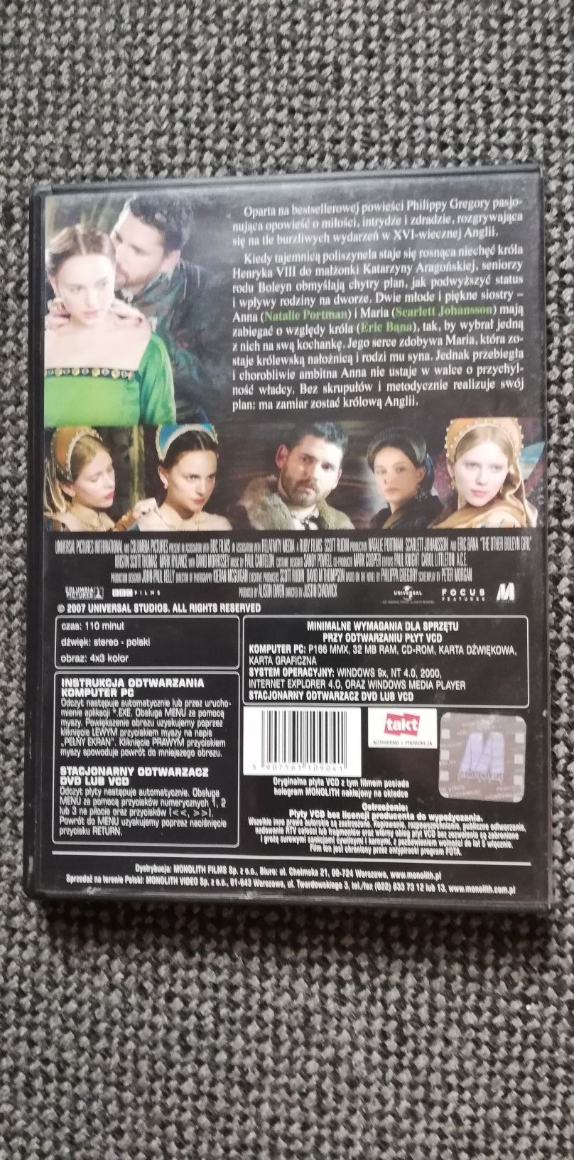 Kochanice króla film na VCD