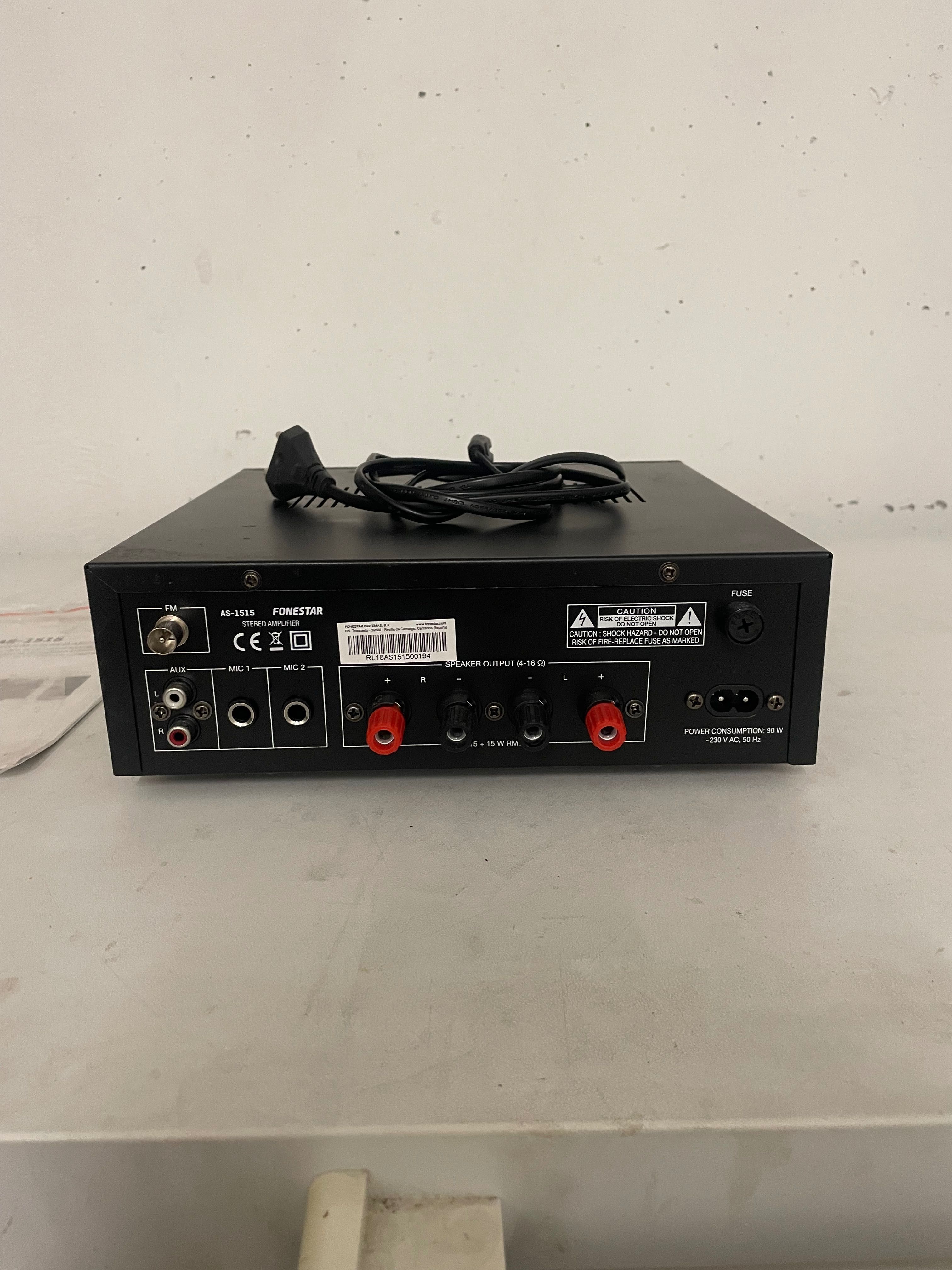 Amplificador FONESTAR 1515