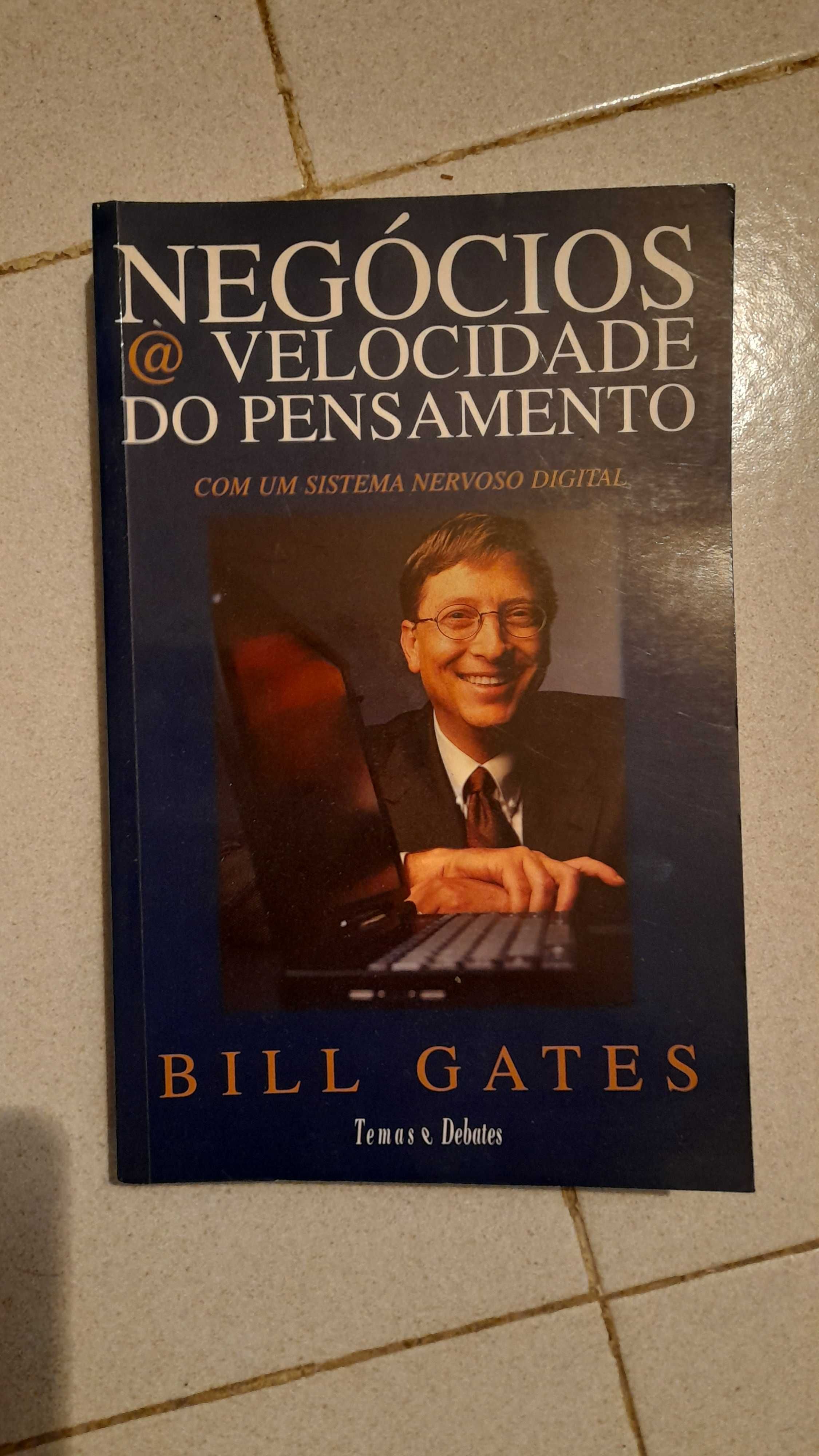 Livro Negocios a Velocidade do Pensamento - Bill Gates - Capa Mole