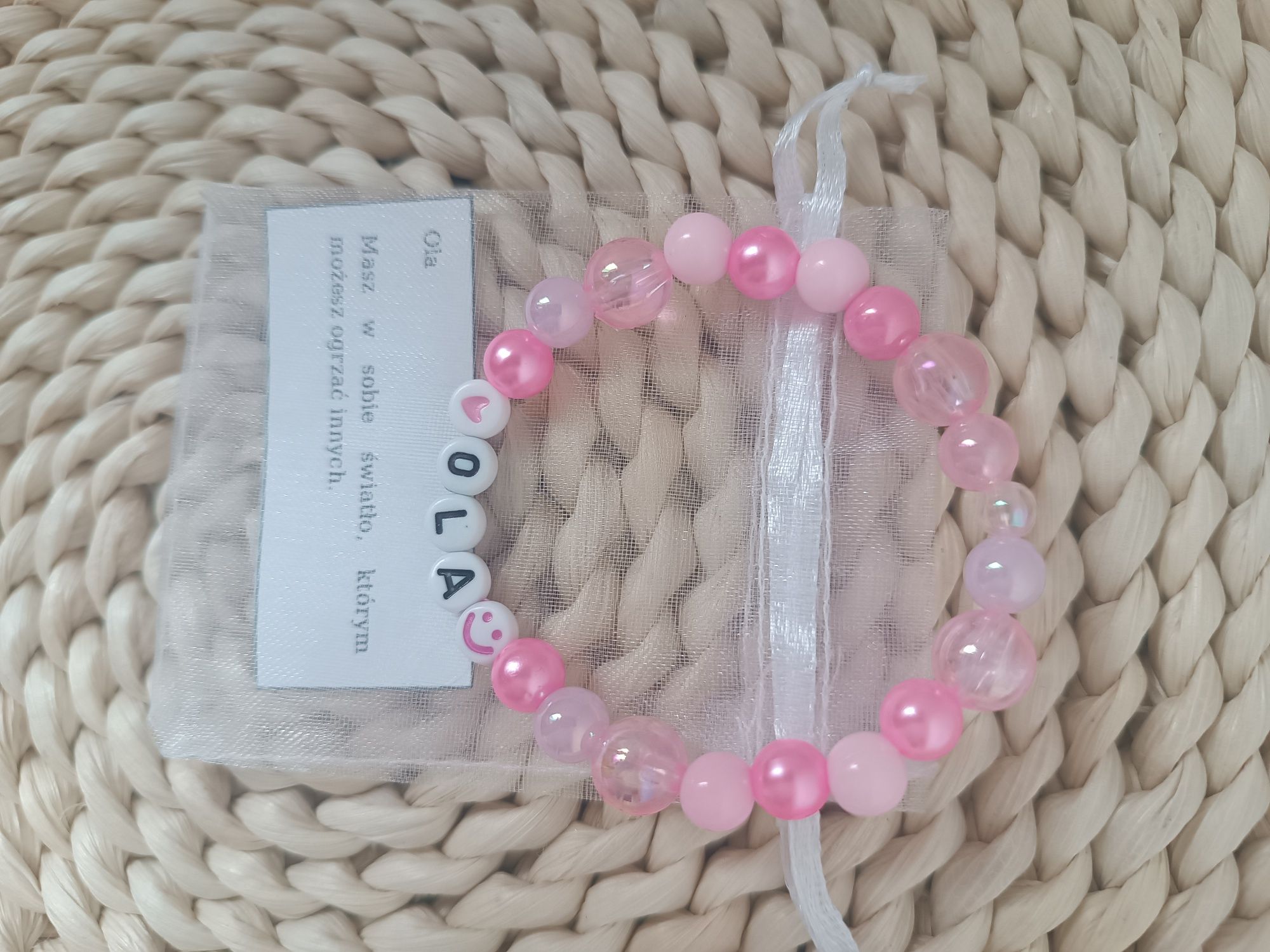 Bransoletka Ola bransoletka personalizowana