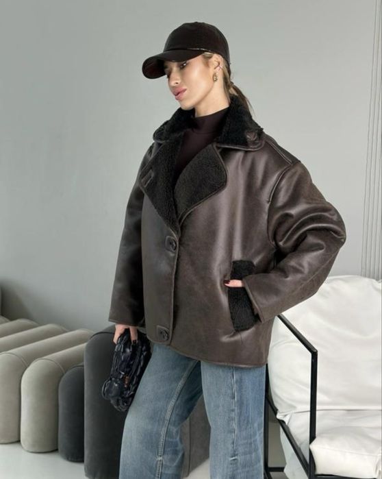 Дублянка, дубленка ZARA