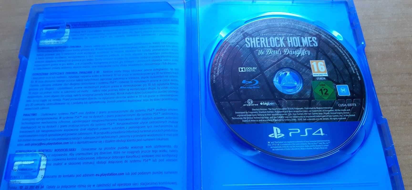 SHERLOCK HOLMES The Devils Daughter (PS4)
