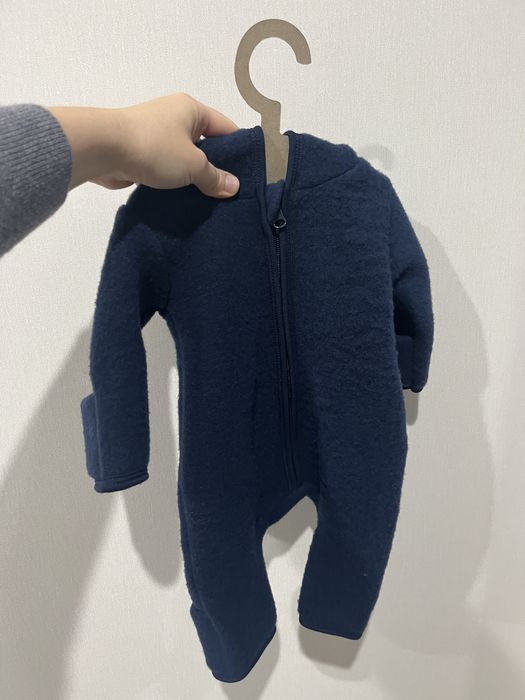 Kombinezon merino 56/62 granatowy 2 gatunek
