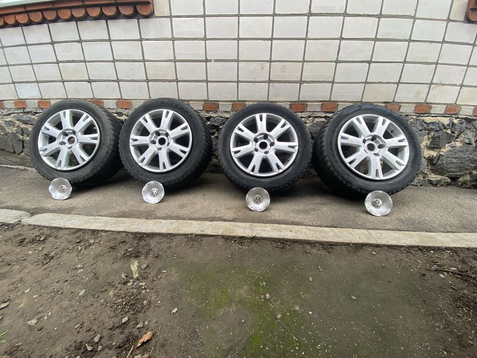 Колеса резина гума диски титани 255/55 R12 зима VW touareg