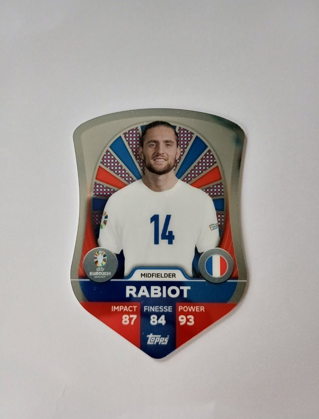 Karta EURO 2024 topps match attax Adrien Rabiot
CHROME PRO ELITE SHIEL