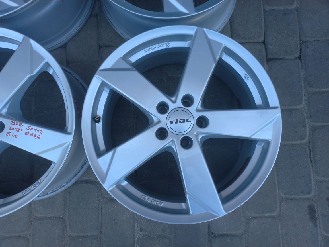 Felgi aluminiowe 18" 5x112 do Audi, VW, Skoda

-Felgi alumin