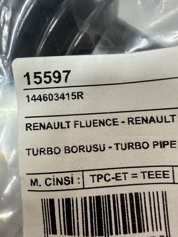 Tubo Intercooler Renault