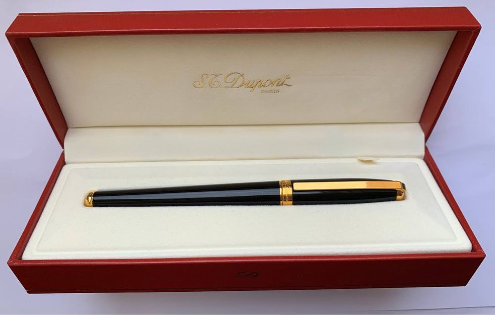 Ручка S.T. Dupont 0452403 оригинал, новая, роллер - позолота