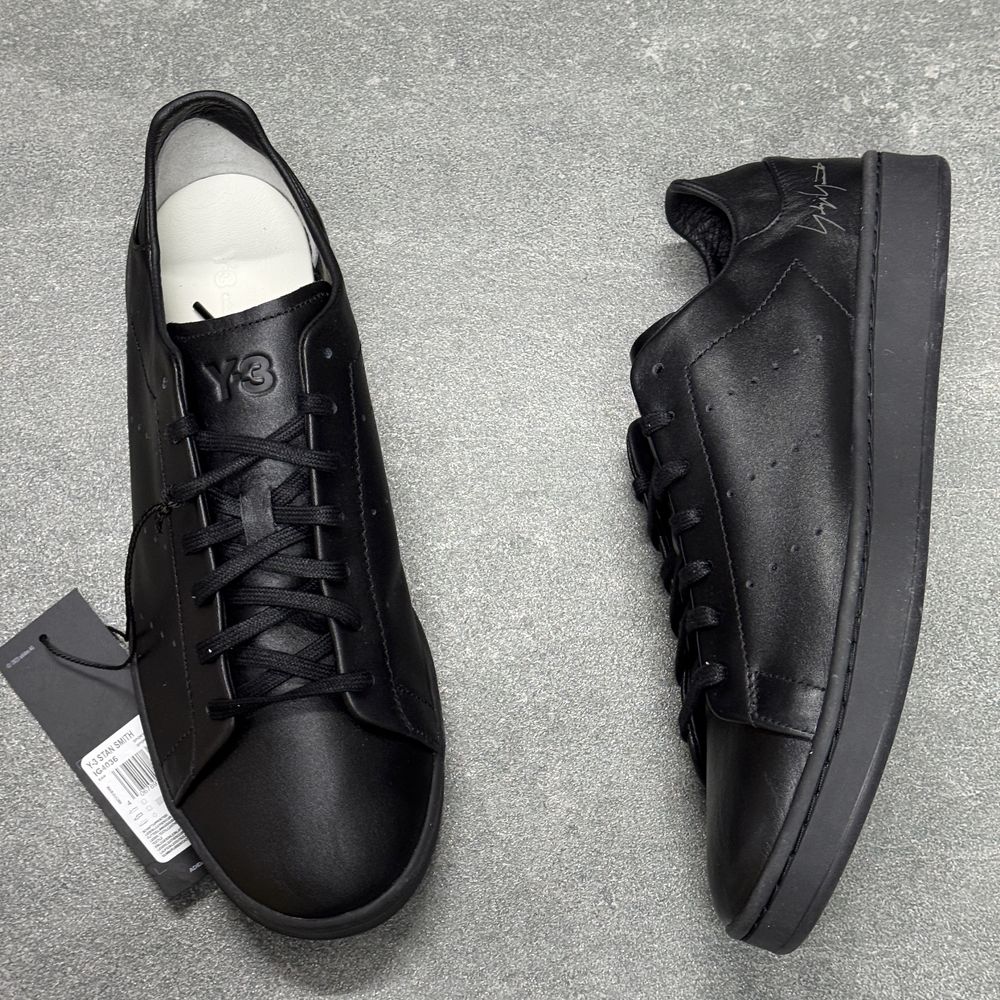 Чорні шкіряні кросівки Adidas Y-3 Stan Smith IG4036 ОРИГІНАЛ 100%