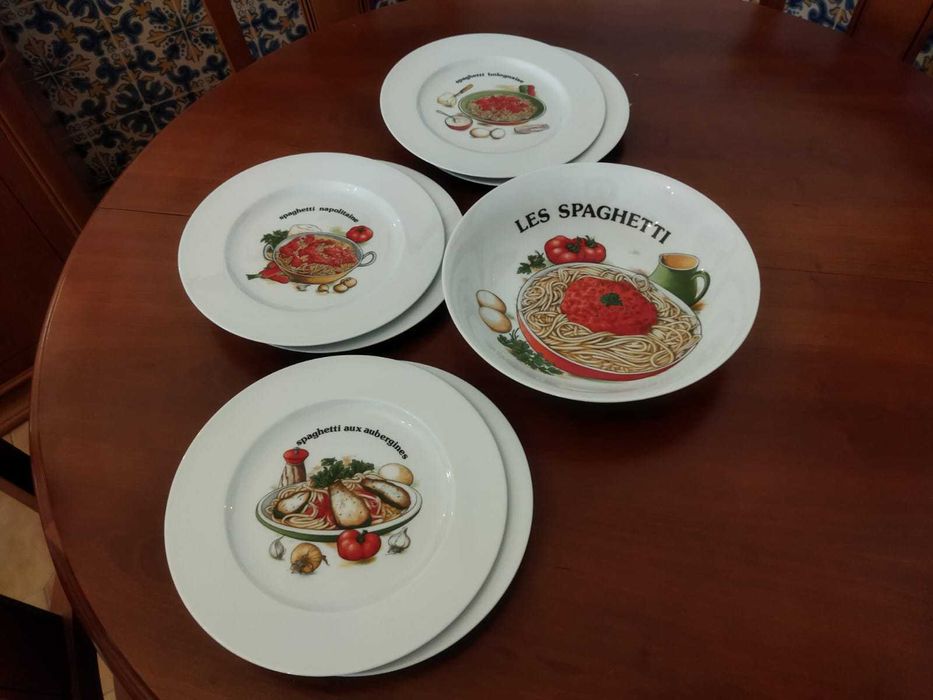 Serviço para massas - Porcelana de Bolonha
