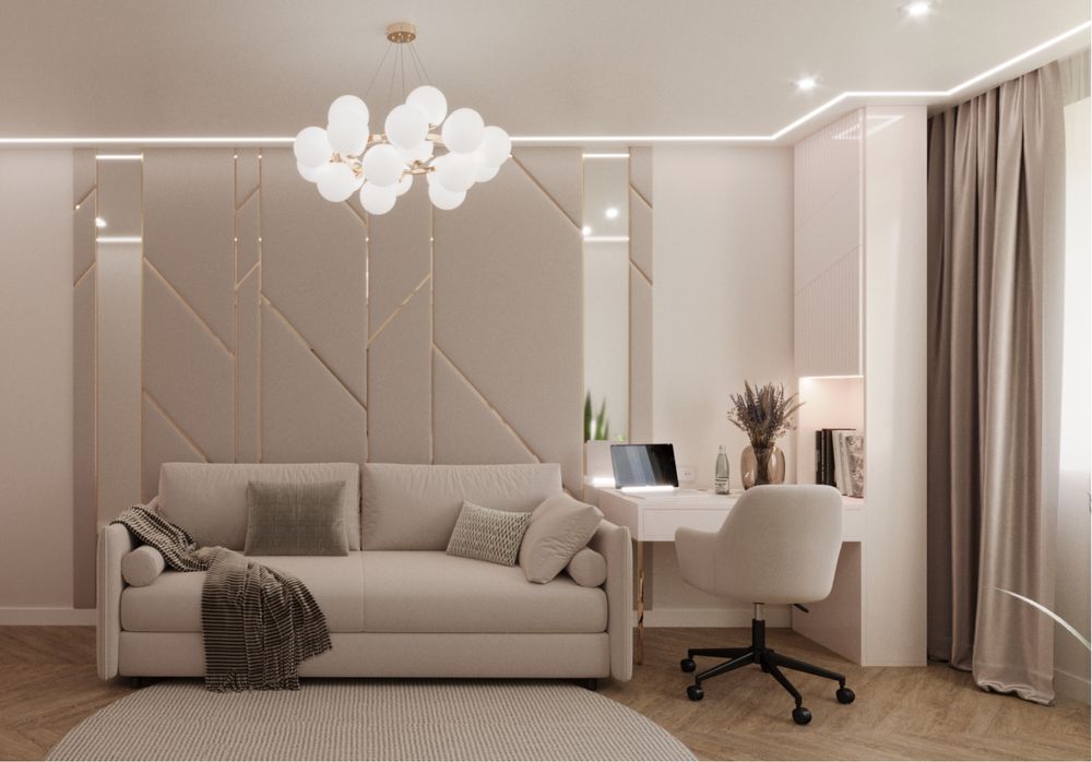 Дизайн інтер’єру “під ключ” – красиво, зручно, продумано.