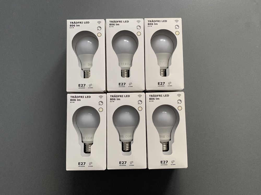 Ikea Tradfri LED 806 lm лампочка E27 Zigbee Homekit LED1836G9