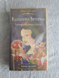 Kaseta VHS Bajka Królewna Śnieżka Wydanie Specjalne Walt Disney