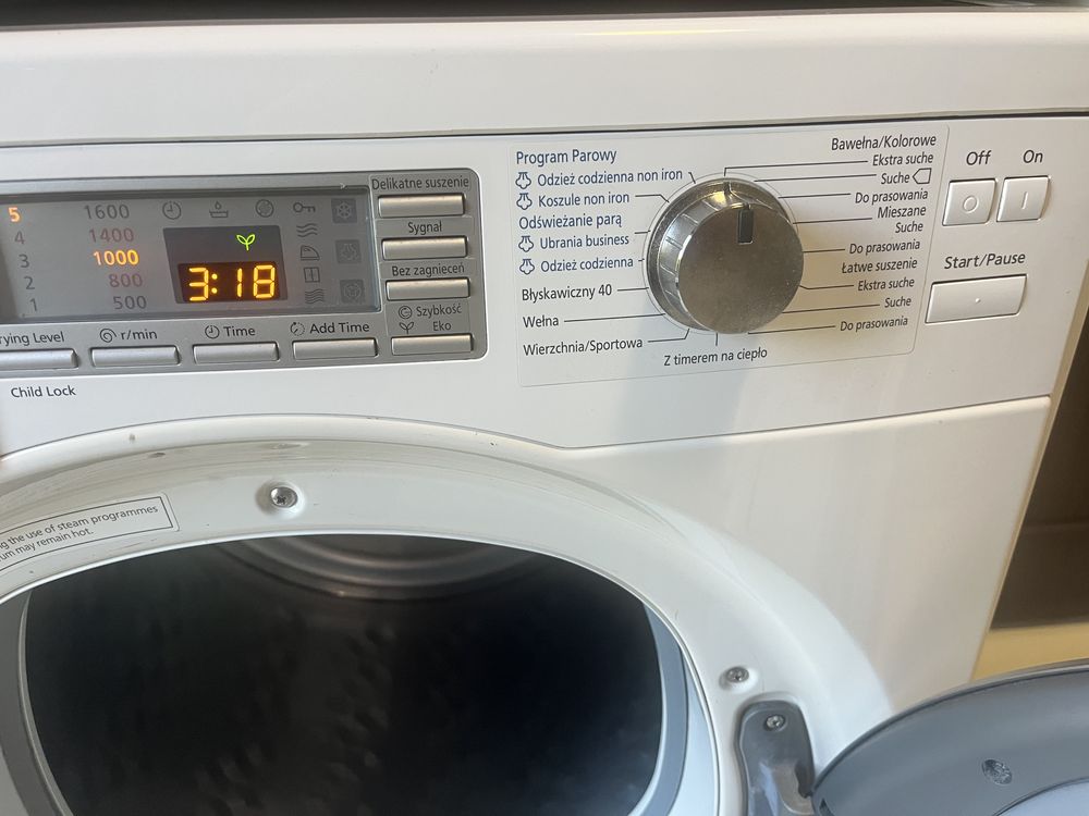 Suszarka bębnowa Panasonic NH-P80S1 sprawna 100%