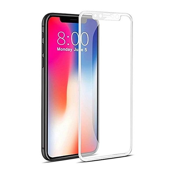 iPhone X / Xs Szkło Hartowane Ochronne 5d Cały Ekran Klejone po całośc