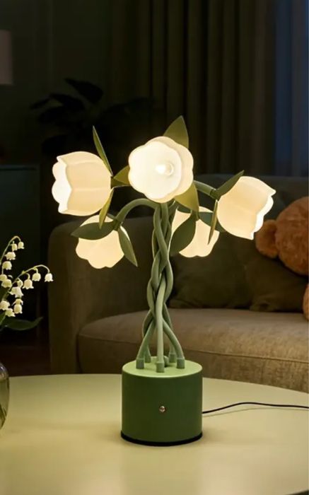 Lampka konwalia nowa led cieple swiatlo. Elastyczne galazki