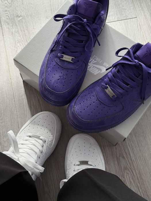 Кросівки Nike Air Force 1 Low x Kobe Bryant Court Purple premium