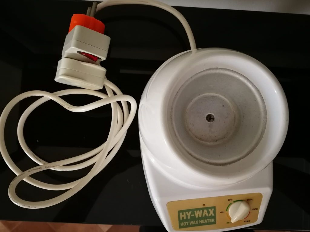 Panela de cera quente (Hy-Wax - Hot wax heater) para zonas pequenas