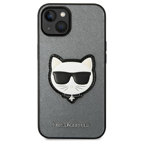 Etui Karl Lagerfeld Choupette Head Patch do iPhone'a 14/15/13 6,1"