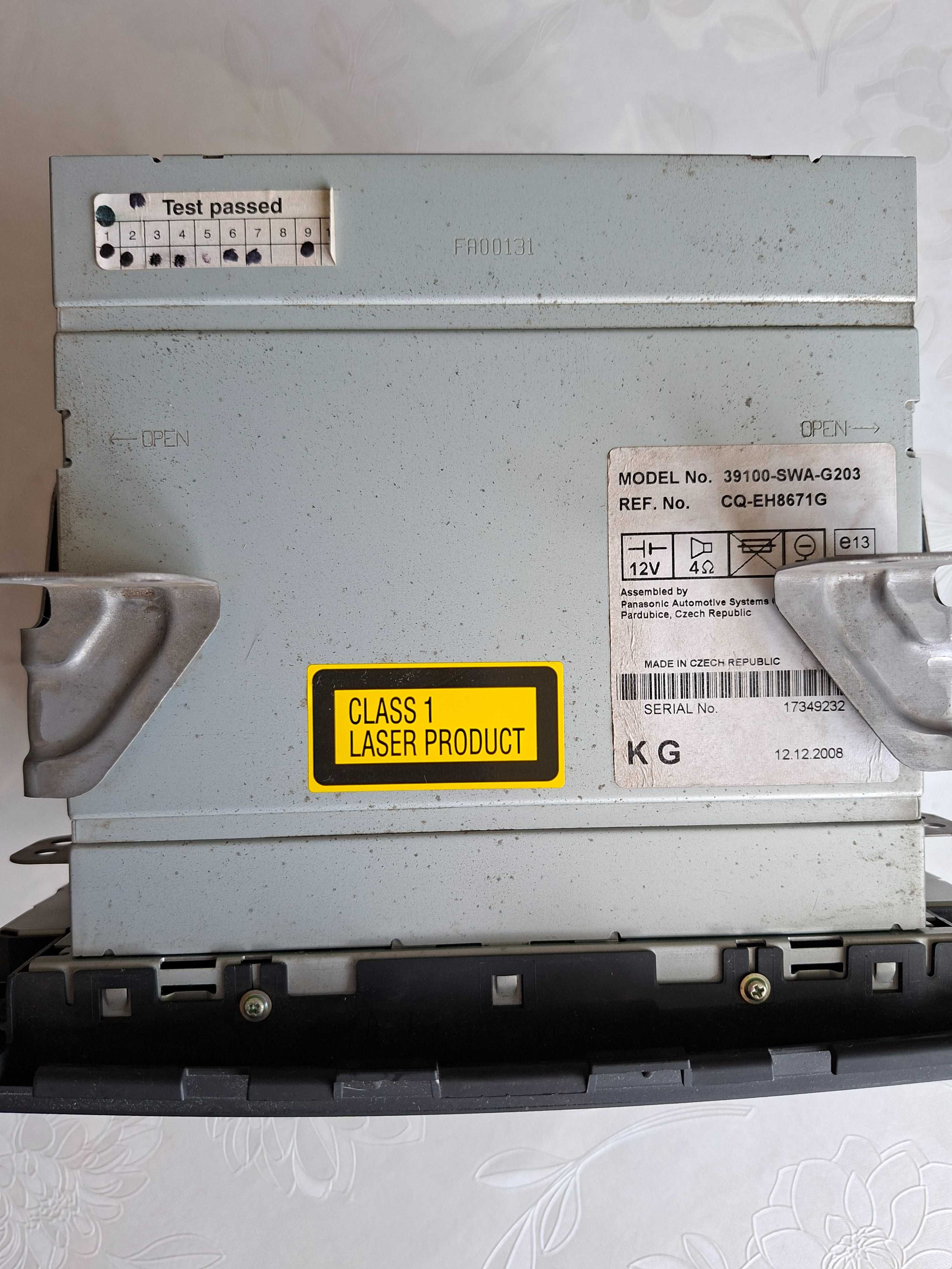 Автомагнітола Panasonic Automotive Systems