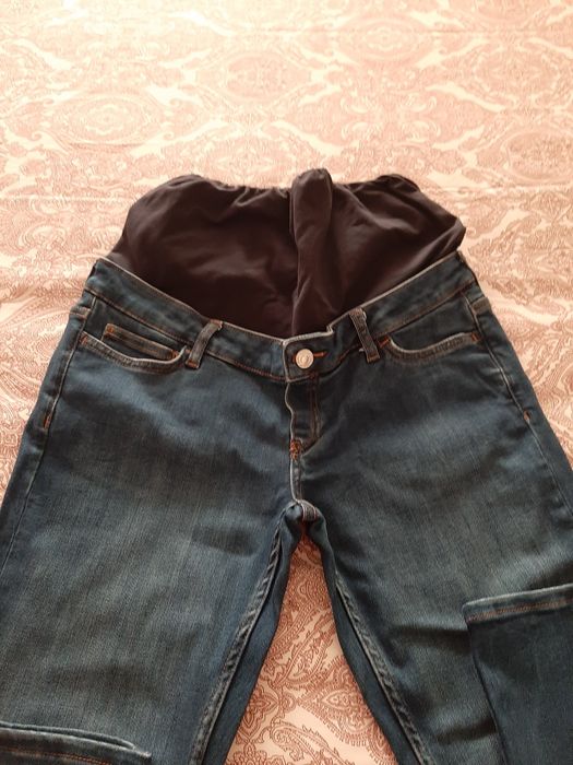 Calças ganga grávida Zara