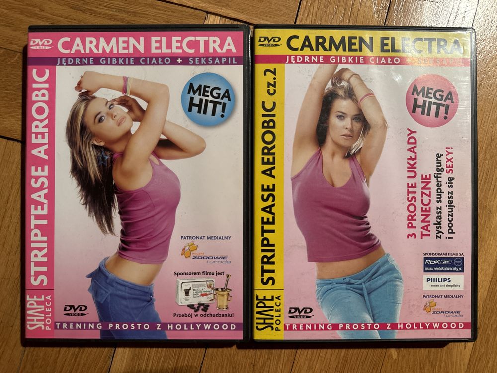 Shape DVD - Carmen Electra - Striptease aerobic - dwie części