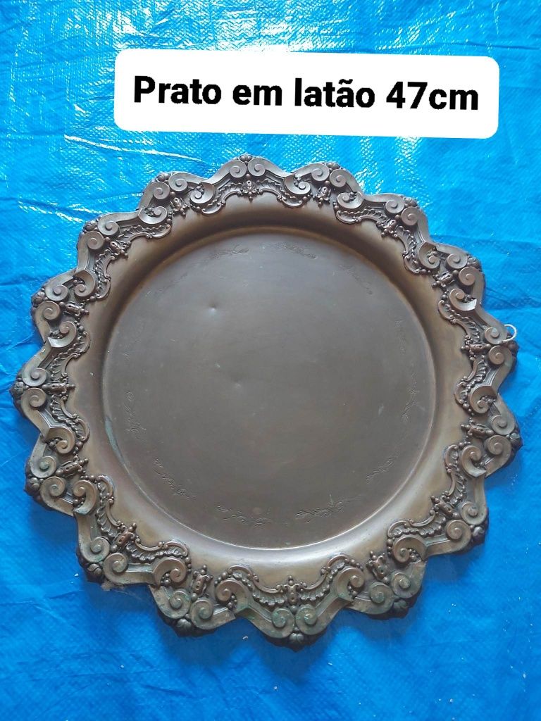 Prato Latao antigo