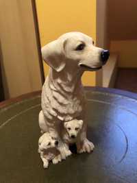 Figurka ceramiczna Psia rodzina