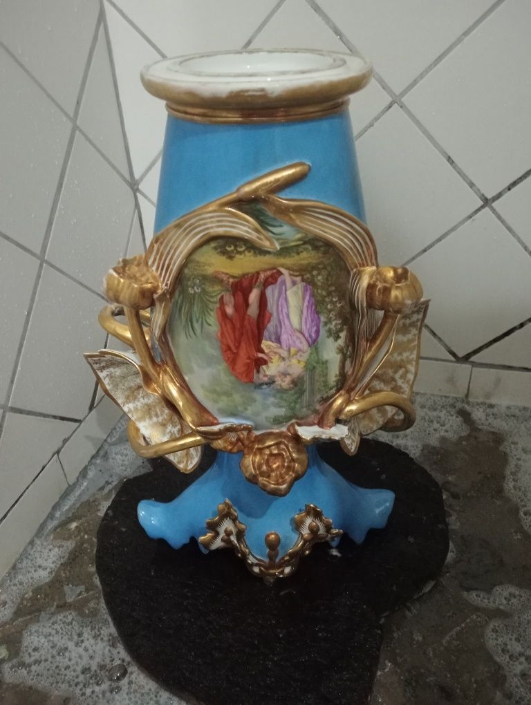 2 Jarras de percelana francesa xlx
